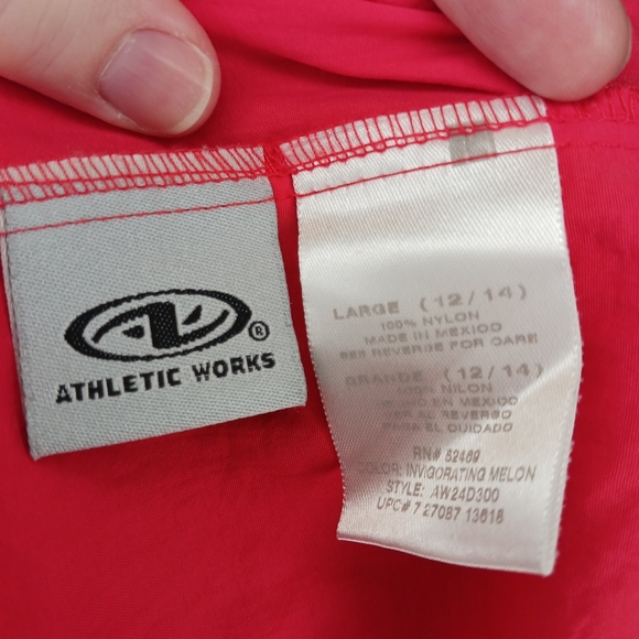 Athletic Works Orange/Red Shorts without liner Size Large - Picture 4 of 4